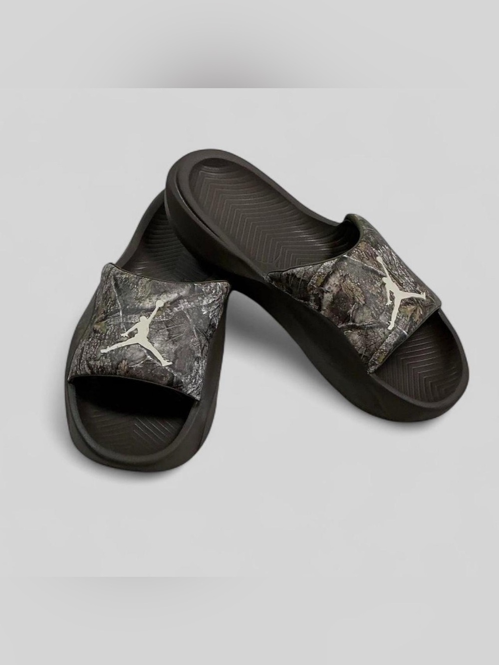Nike Air Jordan Camouflage Slide Sandals Size 12 Workout Loungewear